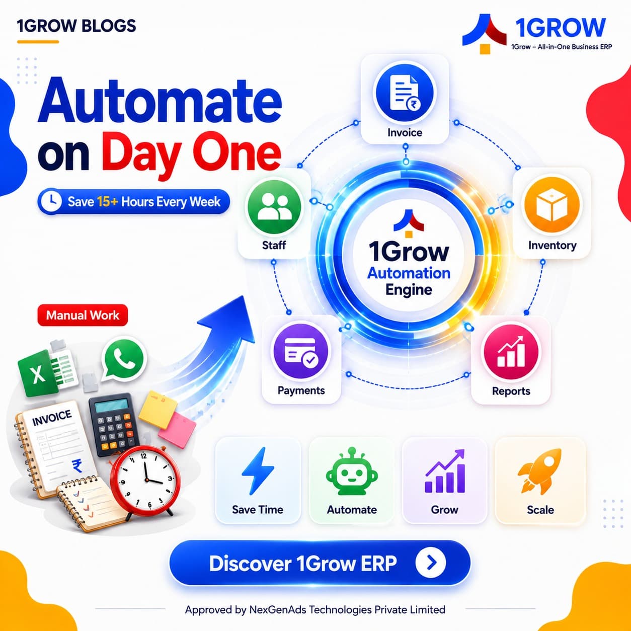 5 Real Workflows You Can Automate on Day One with 1Grow